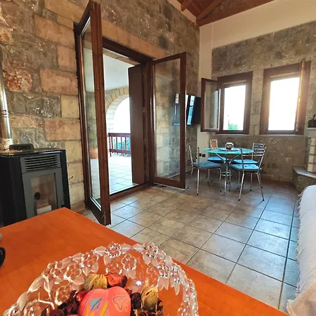 Апартаменты Emmelia Stone Maisonette Panoramic Sea View Каламата