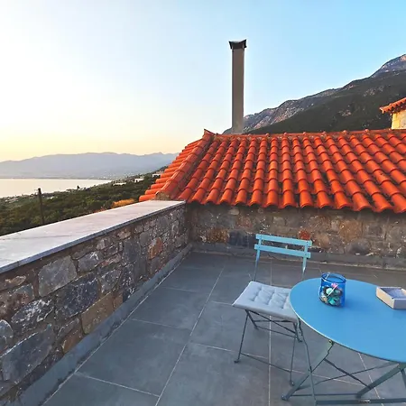 Emmelia Stone Maisonette Panoramic Sea View Апартаменты Каламата